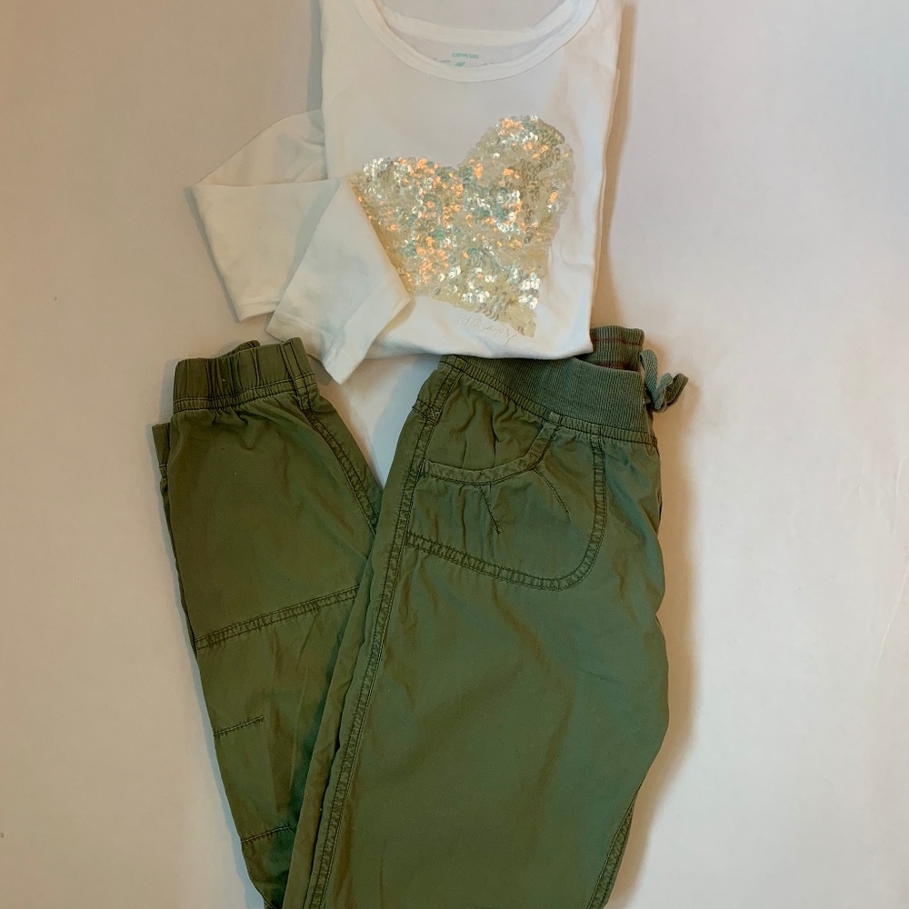 Crewcuts, Girls Size 10 Shirt & Pants Bundle/Kids.